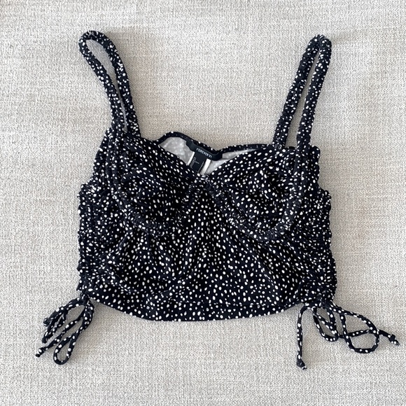 Spotted Print Crop Top • FOREVER 21 - Picture 2 of 5